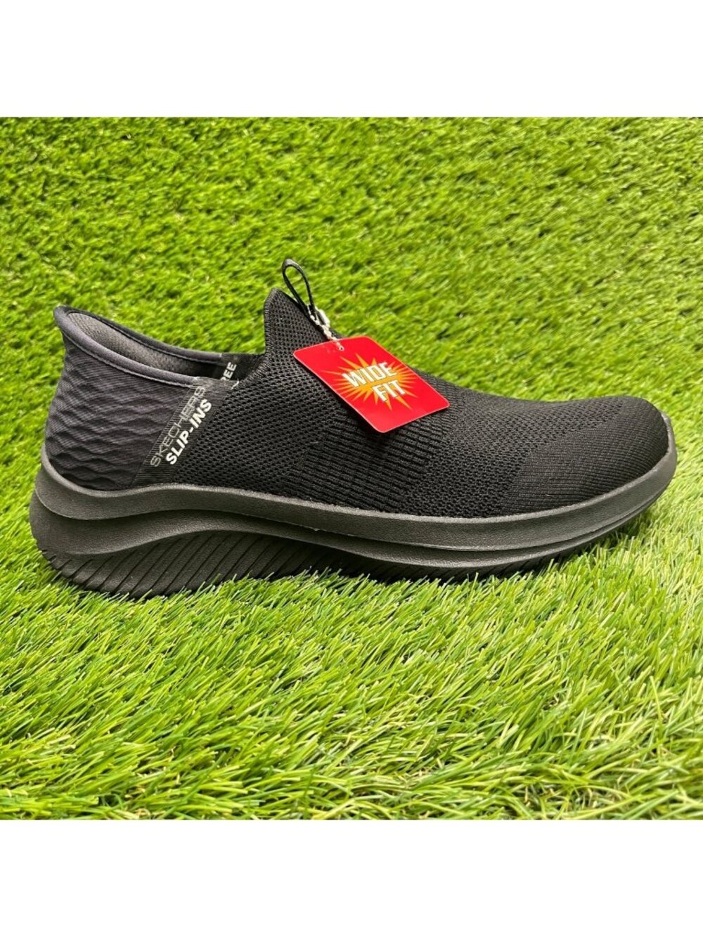 Skechers Ultra Flex 3.0 Smooth Step Mens Size 7E Black Athletic Shoes Sneakers